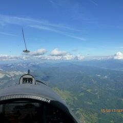 Flugwegposition um 13:50:25: Aufgenommen in der Nähe von Gemeinde Kalwang, 8775, Österreich in 2500 Meter